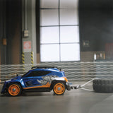 SILVERLIT EXOST BUILD 2 DRIVE MASINUTA RC ALBASTRA