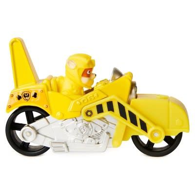 PATRULA CATELUSILOR MACHETA METALICA RUBBLE CU MOTOCICLETA