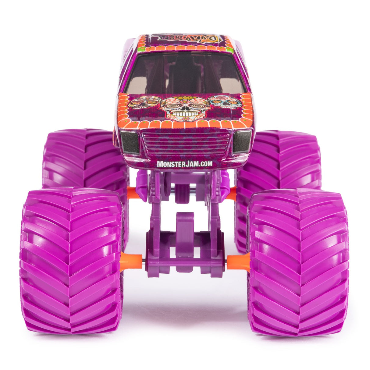 MONSTER JAM MASINUTA METALICA CALAVERA SCARA 1:24