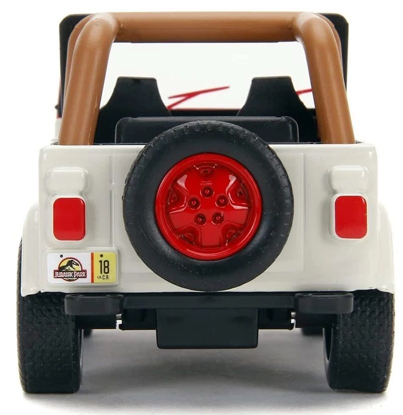 JURASSIC WORLD MASINUTA METALICA JEEP WRANGLER SCARA 1 LA 32