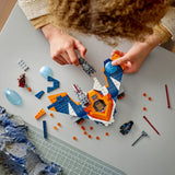 LEGO SUPER HEROES AVIONUL DE LUPTA AL LUI ROCKET VS RONAN 76278