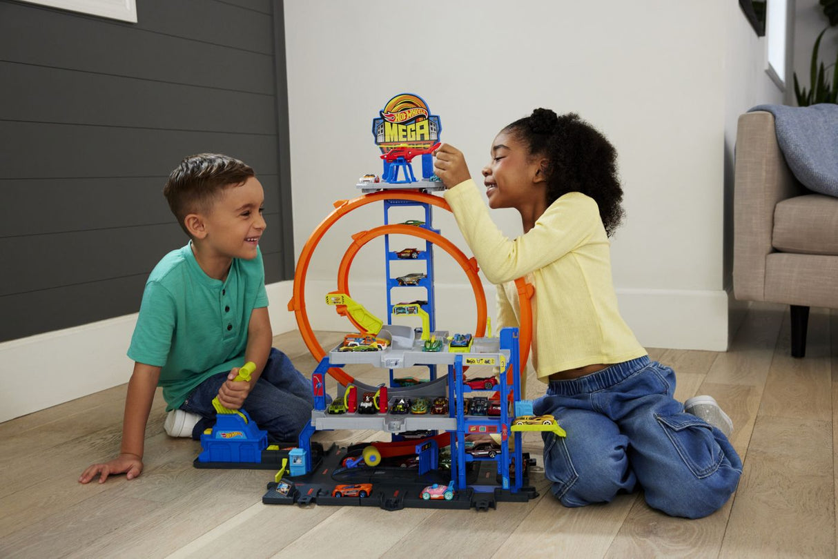 HOT WHEELS CITY SET MEGA GARAJUL