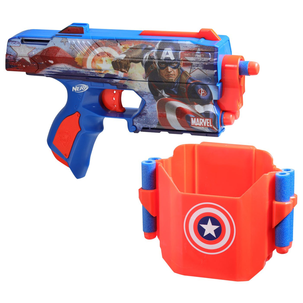 NERF BLASTER MARVEL CAPTAIN AMERICA