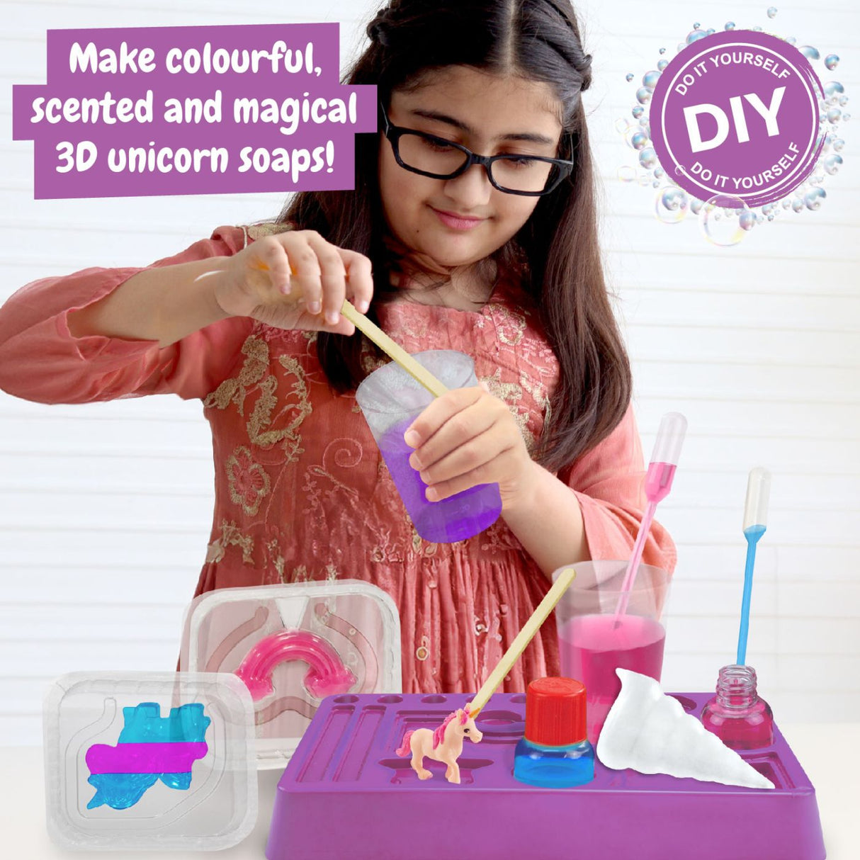 SET FABRICA DE SAPUN UNICORN