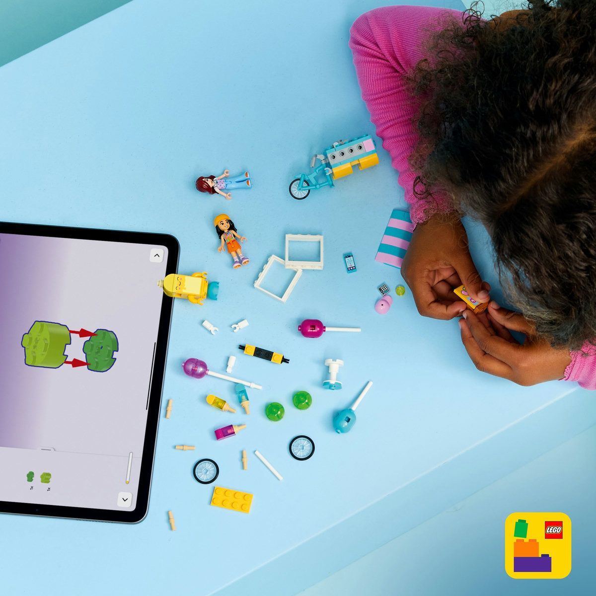 LEGO FRIENDS STAND CU INGHETATA SI BALOANE 42692