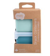 SET 2 RECIPIENTE SILICON, MELII, BLUE MINT