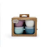 SET 4 RECIPIENTE SILICON SNAP&GO, MELII LUXE, 4*118 ML