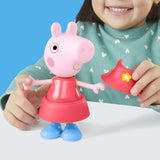 PEPPA PIG SET FIGURINA SI ACCESORII VESTIMENTARE PURCELUSA PEPPA PIG 15CM