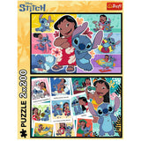 PUZZLE TREFL 2X200 DISNEY LILO SI STITCH VIATA FERICITA