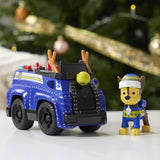 PATRULA CATELUSILOR VEHICUL SI FIGURINA CHASE CU ACCESORII DE CRACIUN