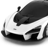 MASINA CU TELECOMANDA MCLAREN SENNA ALB CU SCARA 1 LA 18