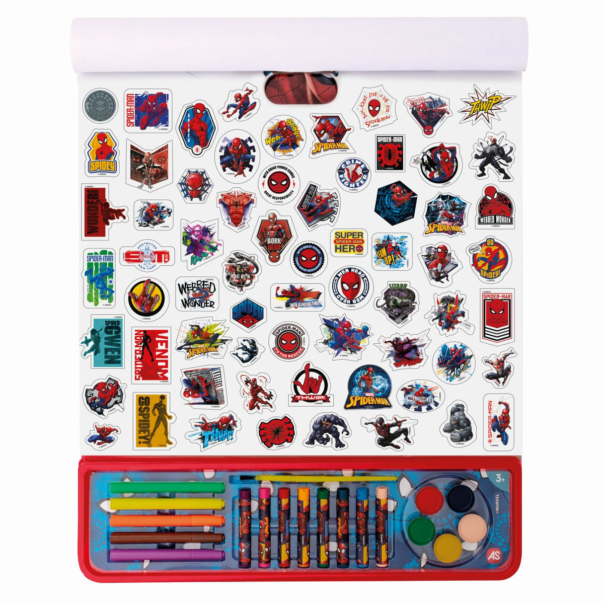 HAPPI HOBBI SET PENTRU DESEN GIGA BLOCK 5 IN 1 MARVEL SPIDER MAN