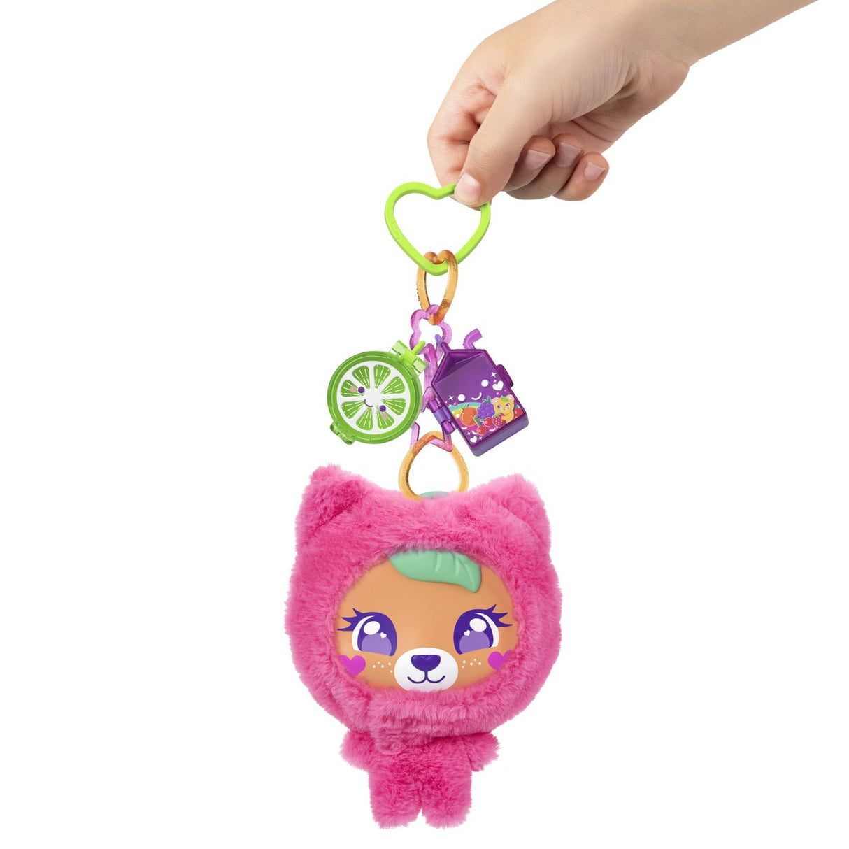 POLLY POCKET SET GENTUTA ANIMALUT URSULET ROZ CU ACCESORII