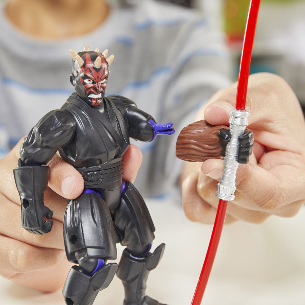 STAR WARS MIX MASHERS SET FIGURINA DARTH MAUL 12CM SI ACCESORII