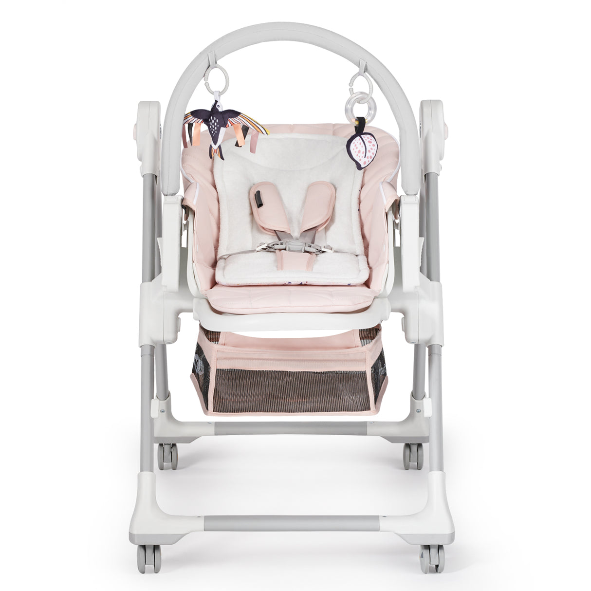 SCAUN DE MASA KINDERKRAFT LASTREE,  2 IN 1, TRANSFORMABIL, PINK