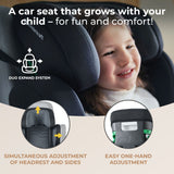 SCAUN AUTO KINDERKRAFT XPAND 2 I-SIZE 100-150 CM, GRAPHITE BLACK