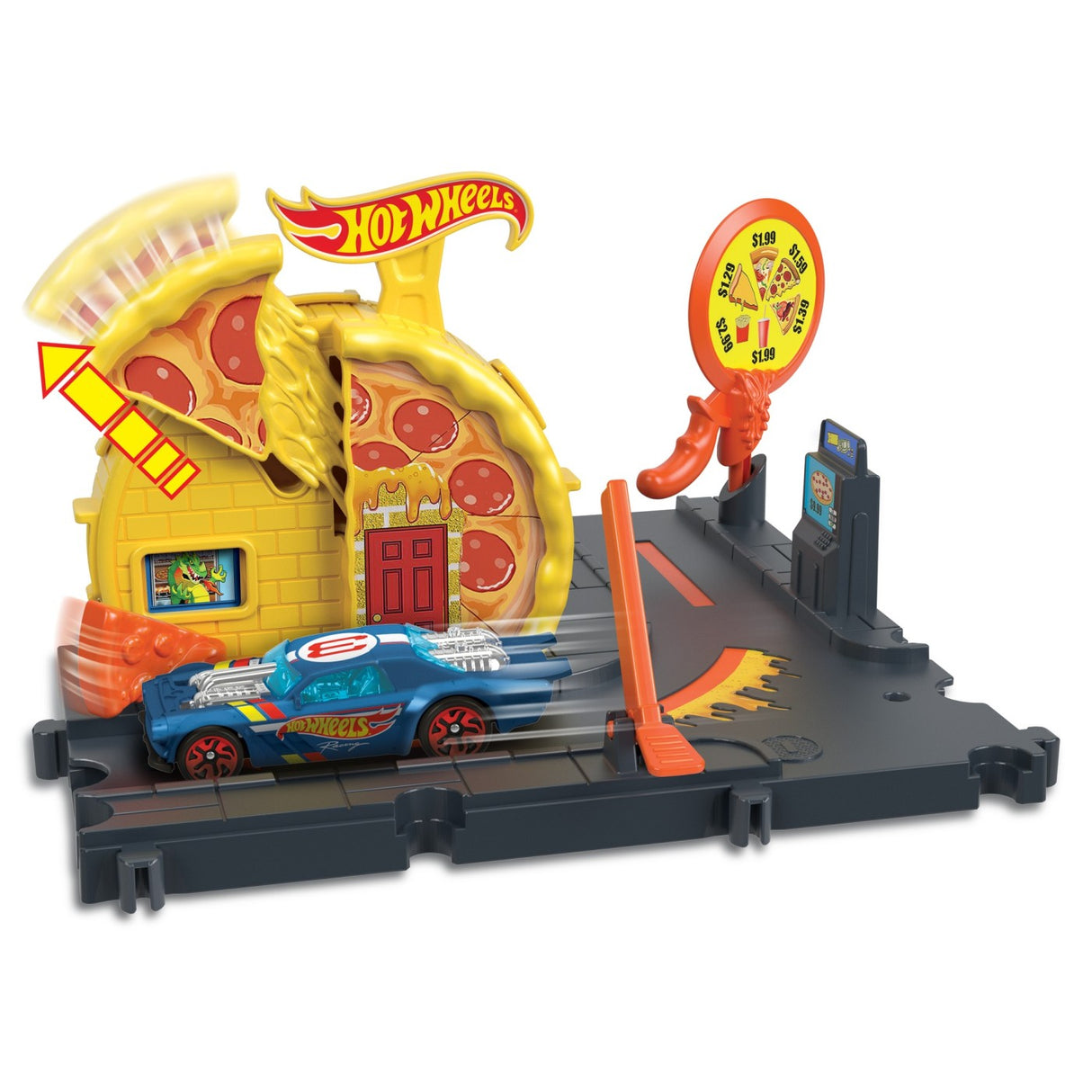 HOT WHEELS CITY EXPLORER SPEEDY PIZZA PICK UP