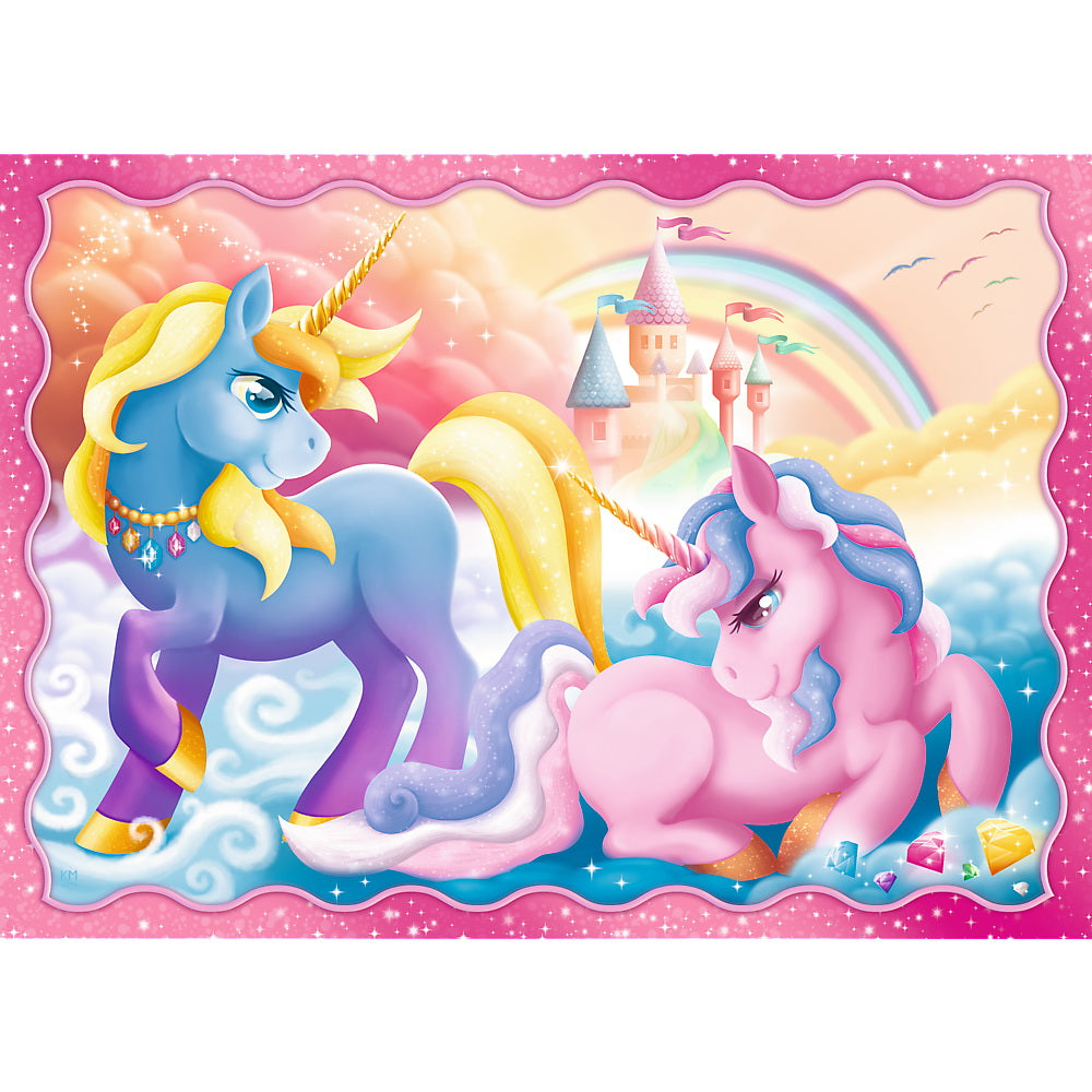 PUZZLE TREFL 4IN1 PATRULA UNICORNI SI MAGIE