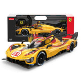 MASINA CU TELECOMANDA FERRARI 499P N83 GALBEN SCARA 1 LA 14