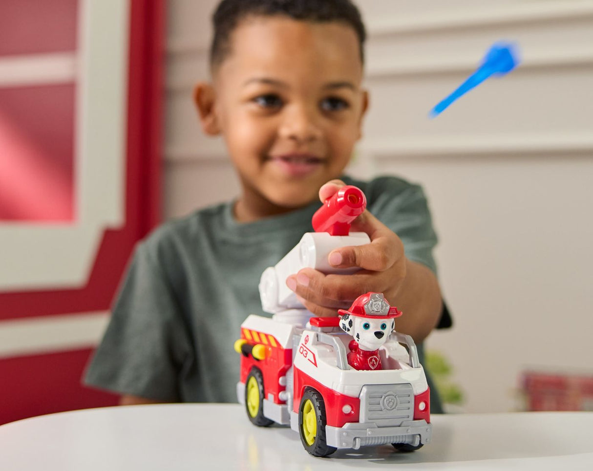 PATRULA CATELUSILOR VEHICUL DE SALVARE MASINA DE POMPIERI SI FIGURINA MARSHALL
