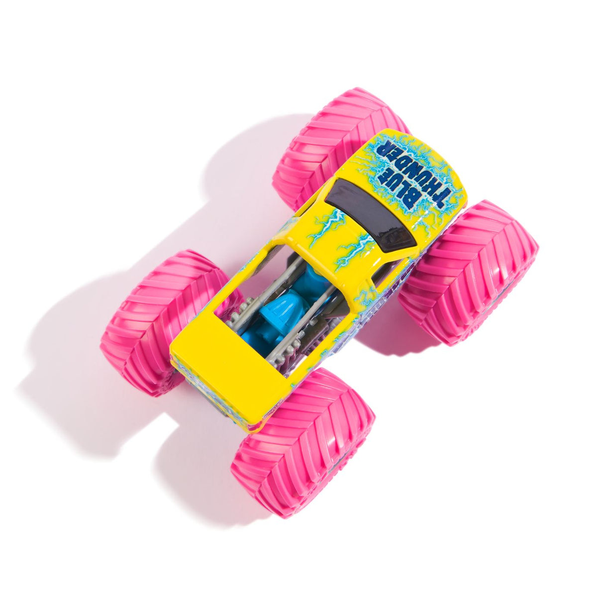 MONSTER JAM MASINUTA METALICA BLUE THUNDER SCARA 1 LA 64