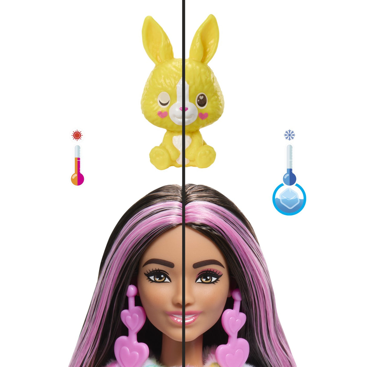 BARBIE PAPUSA BARBIE CUTIE REVEAL IEPURAS
