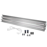 Lampa dubla pentru cresterea plantelor Vivimall, 50 cm, T5, tehnologie LED, nu afecteaza plantele, potrivit pentru intregul ciclu de crestere, multicolor - vivimall.ro