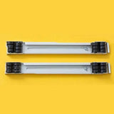 Set Suport Reglabil cu Roti pentru Mutat Mobila, Vivimall, Dimensiune Reglabila, Greutate Maxima 330kg, Benzi Antiderapante, cu Frana, Alb Negru - vivimall.ro