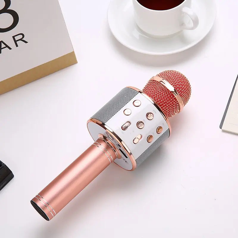 Rózsaarany Bluetooth karaoke mikrofon | ProSing