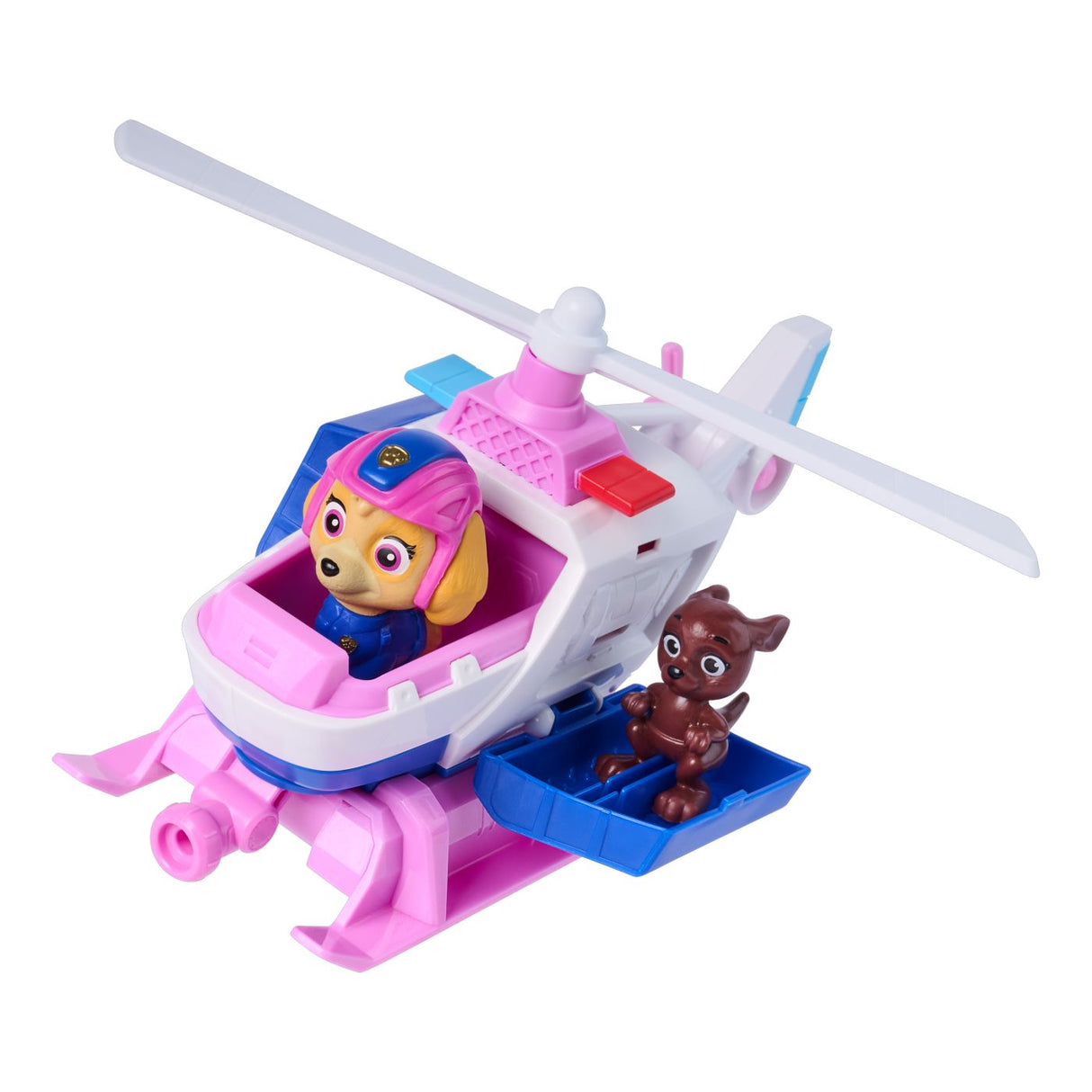 PATRULA CATELUSILOR CAUTARE SI SALVARE SET FIGURINA SKYE SI VEHICUL ELICOPTER