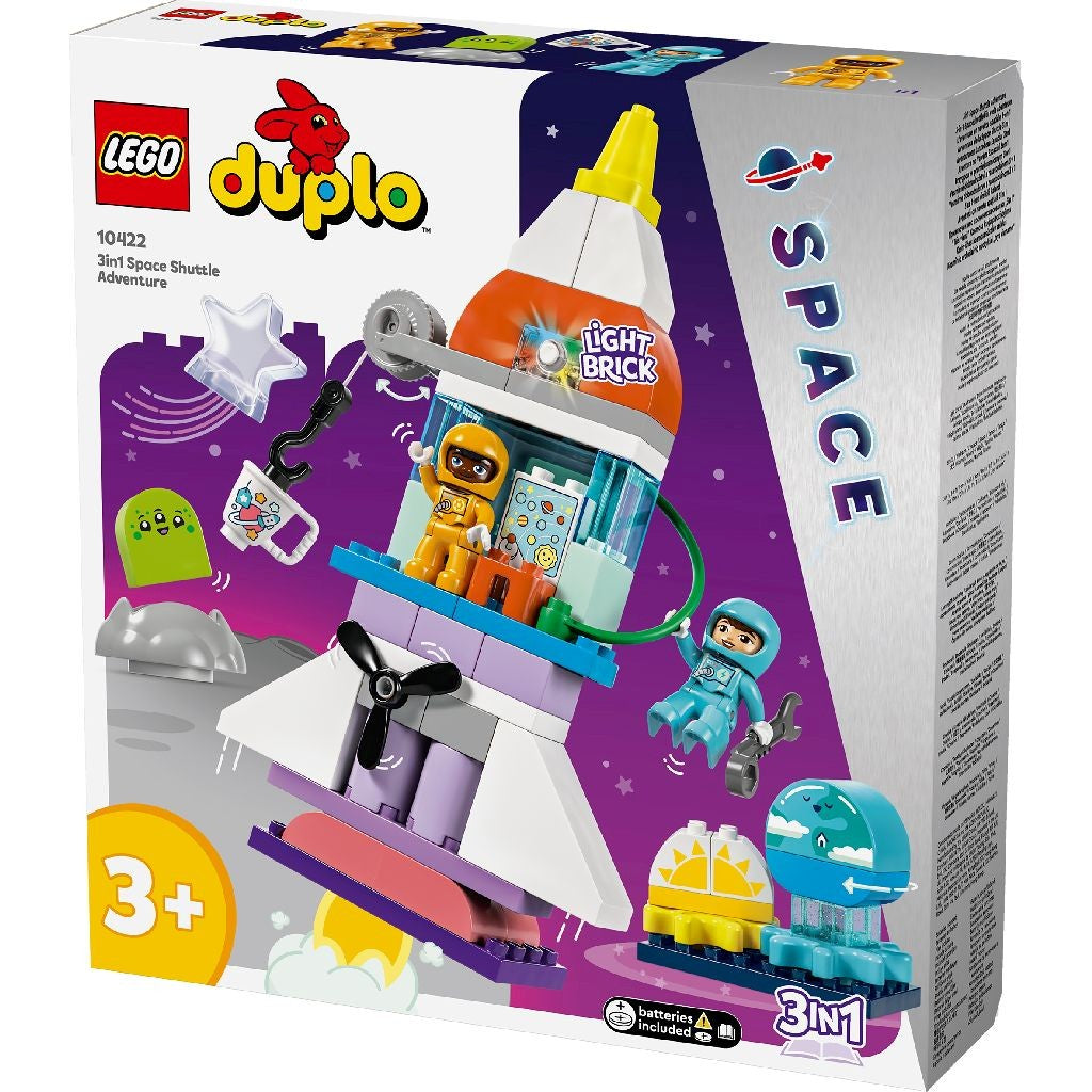 LEGO DUPLO AVENTURA CU NAVETA SPATIALA​ 3 IN 1 10422