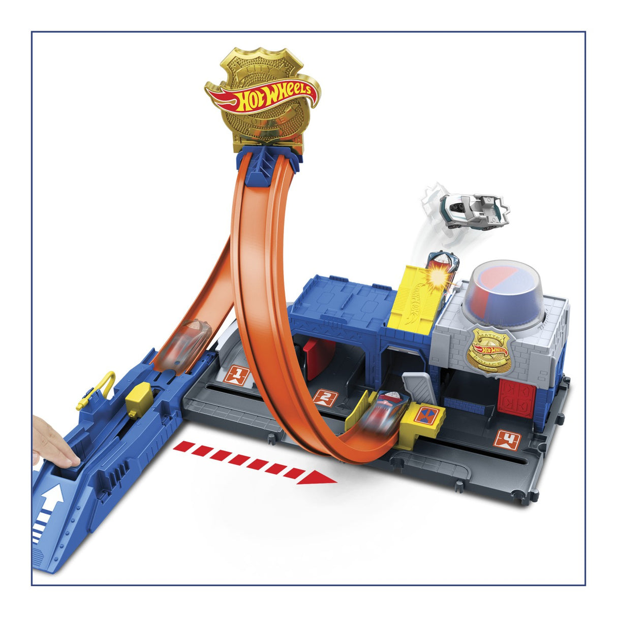 HOT WHEELS CITY SET DE JOACA SUPER STATIE DE POLITIE