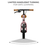 BICICLETA FARA PEDALE KINDERKRAFT SPACE DARK PINK