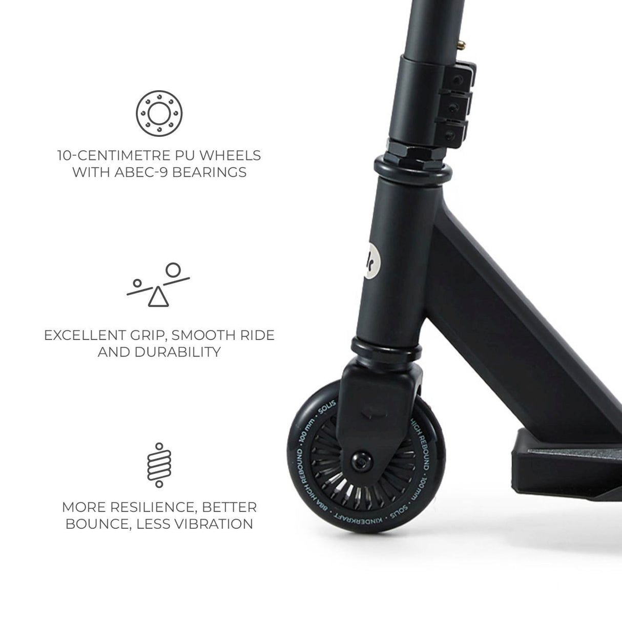 TROTINETA KINDERKRAFT SOLIS, BLACK