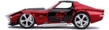 MASINA METALICA HARLEY QUINN 1969 CORVETTE STINGRAY SCARA 1 LA 32