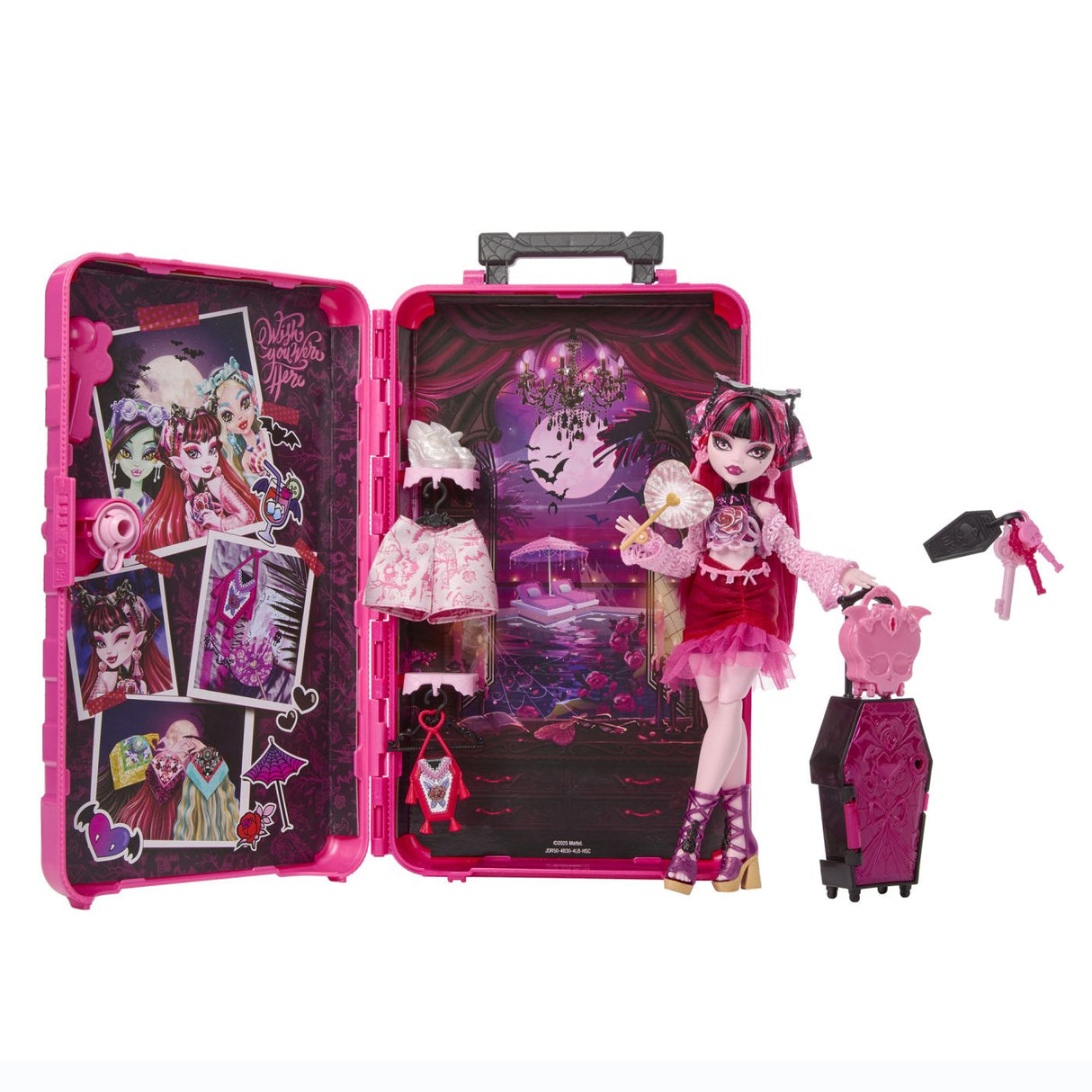 MONSTER HIGH SKULLTIMATE SECRETS PAPUSA DRACULAURA CU ACCESORII