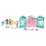 UNICORN ACADEMY SET PAPUSA AVA SI UNICORNUL LEAF CU ACCESORII