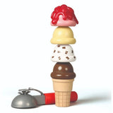 MELISSA AND DOUG SCOOP AND SERVE SET DE JOACA DIN LEMN TEJGHEAUA CU INGHETATA