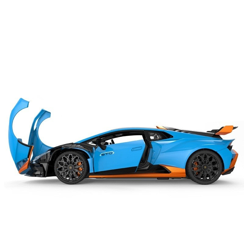 MASINA CU TELECOMANDA LAMBORGHINI HURACAN STO ALBASTRU SCARA 1 LA 14