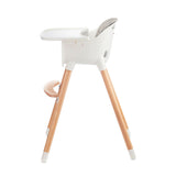 SCAUN DE MASA KINDERKRAFT SIENNA, 2 IN 1, GREY