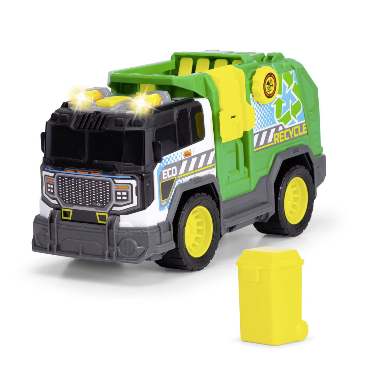 DICKIE CAMION DE RECICLARE CU LUMINI SI SUNETE 30CM