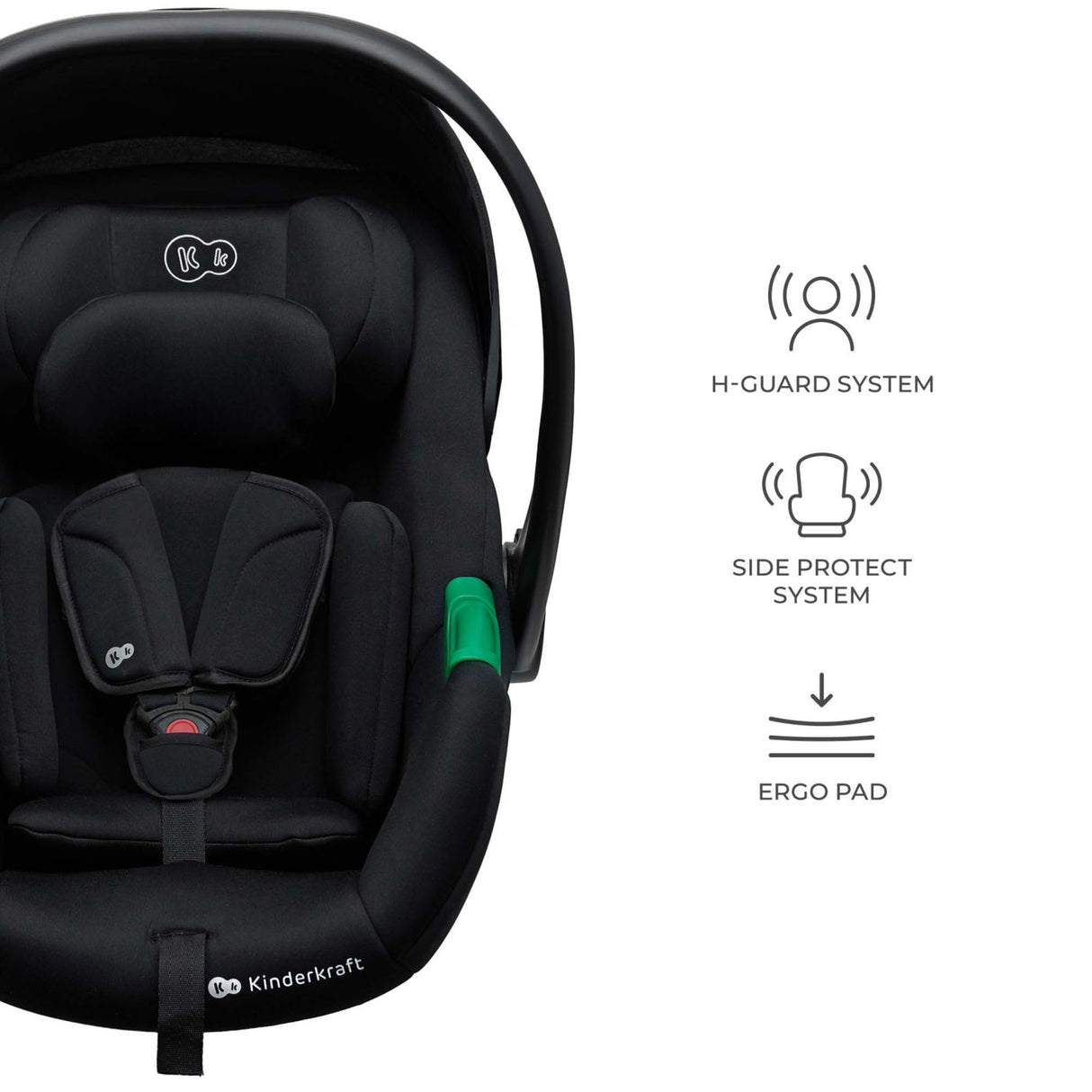 SCOICA AUTO I-SIZE, 40-87 CM, KINDERKRAFT MINK PRO2 , BLACK