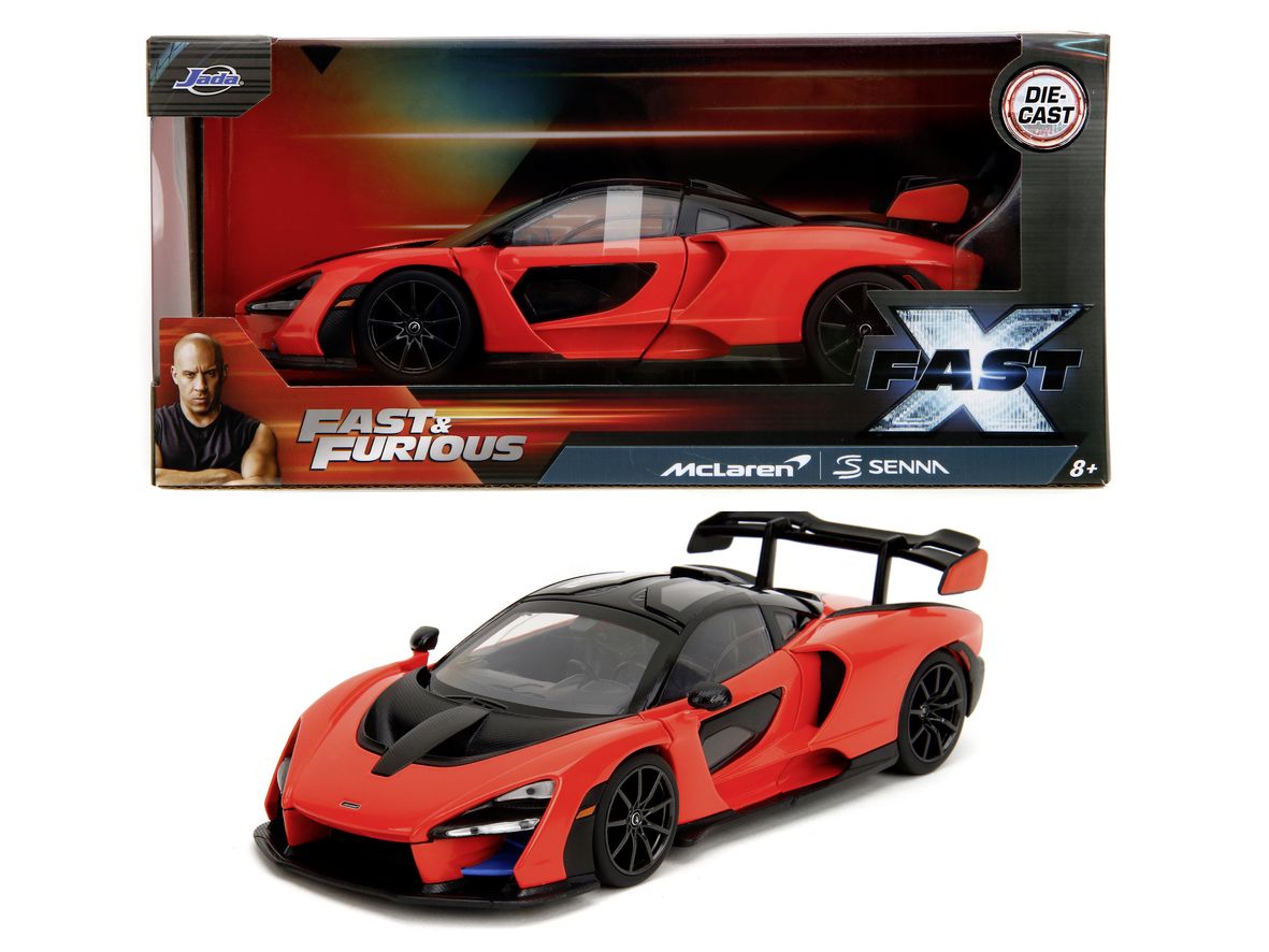 JADA FAST AND FURIOUS MASINUTA METALICA MCLAREN SENNA SCARA 1 LA 24