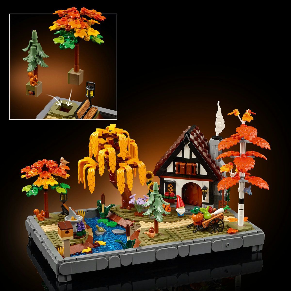 LEGO ICONS GRADINA DE CABANA TOAMNA 11372