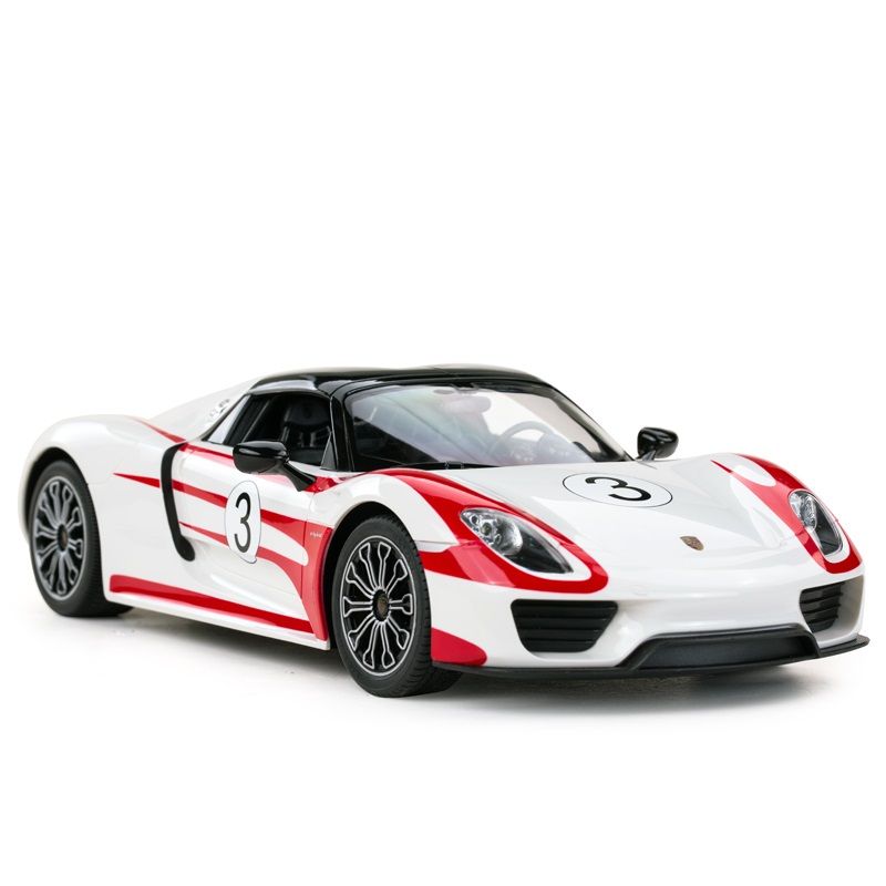 MASINA CU TELECOMANDA PORSCHE 918 SPYDER WEISSACH ALB SCARA 1 LA 14