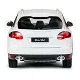 MASINA CU TELECOMANDA PORSCHE CAYENNE TURBO ALB CU SCARA 1 LA 14