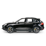 MASINA CU TELECOMANDA PORSCHE CAYENNE TURBO NEGRU CU SCARA 1 LA 14