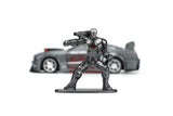 JADA MARVEL MASINUTA METALICA FORD MUSTANG SCARA 1:32 SI FIGURINA METALICA WAR MACHINE
