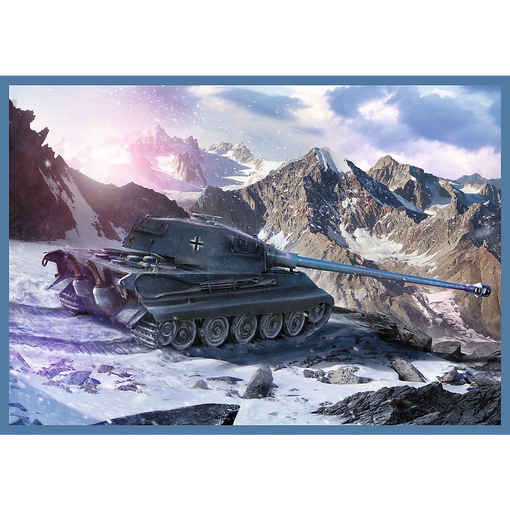 PUZZLE TREFL 4X250 WORLD OF TANKS BATALIE GROZAVA CU TANCURI
