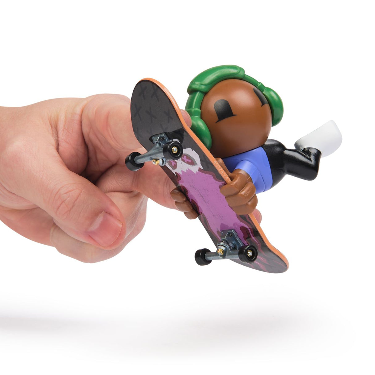 TECH DECH SK8 CREW PACHET PLACA SI FIGURINA 9.6CM CASTI VERZI